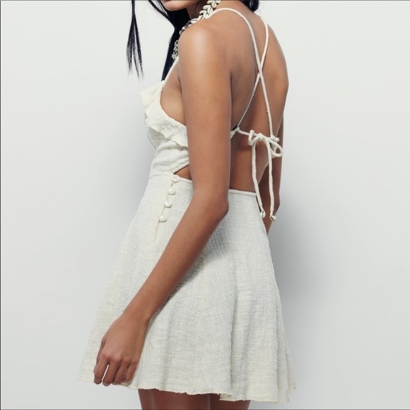 Free People Dresses & Skirts - LOWEST PRICE Free People backless cream dress
